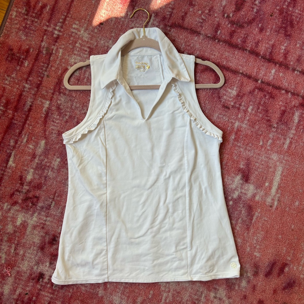 Lilly Pulitzer Luxletic Martina Polo Top